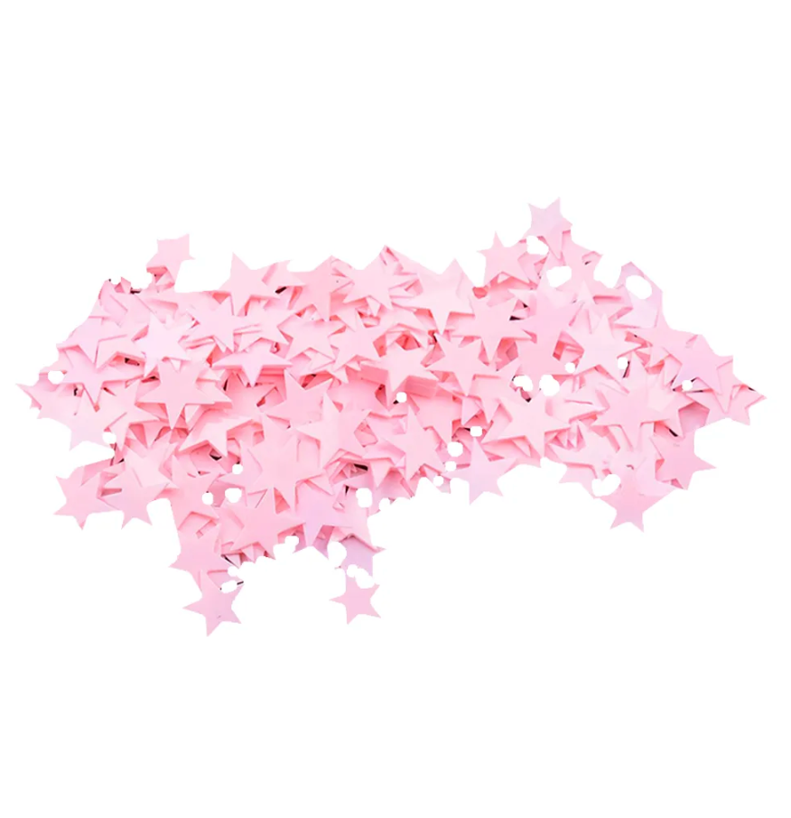 Soft Pink Star Confetti, 0.5oz., 1 Ct.