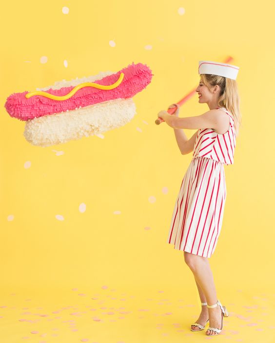 Large Hot Dog Pinata