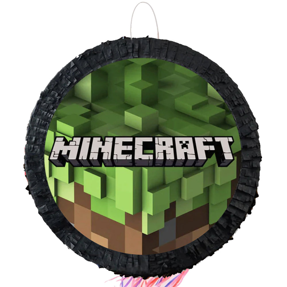 Minecraft Pinata Set with Blindfold and Bat