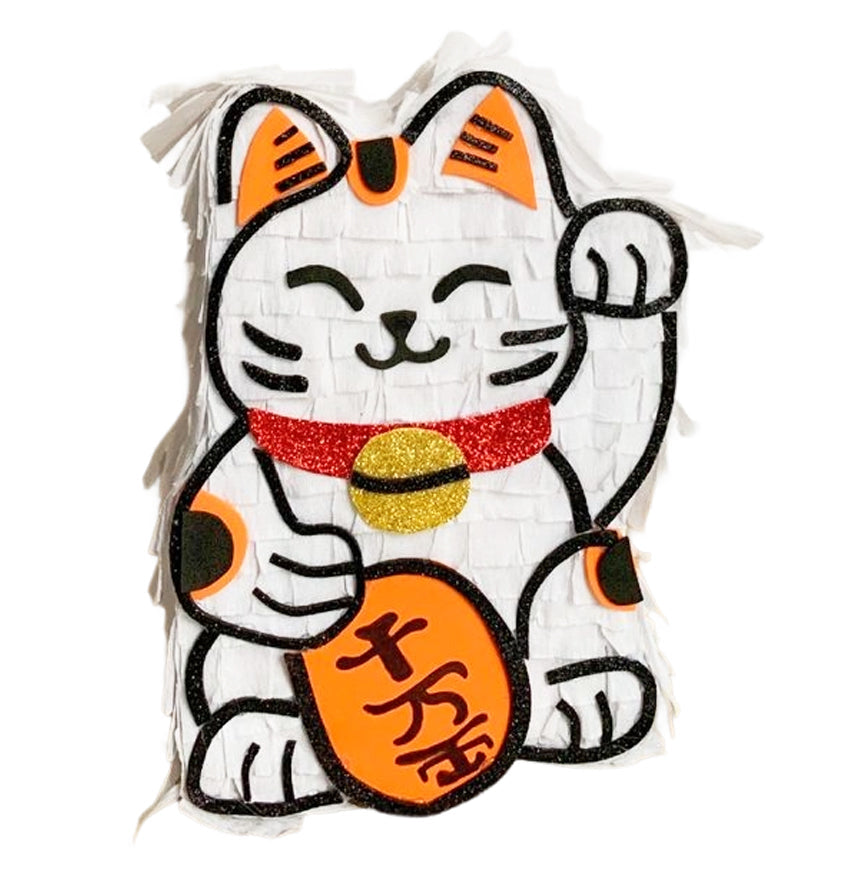 LUCKY CAT PULL STRING PINATA