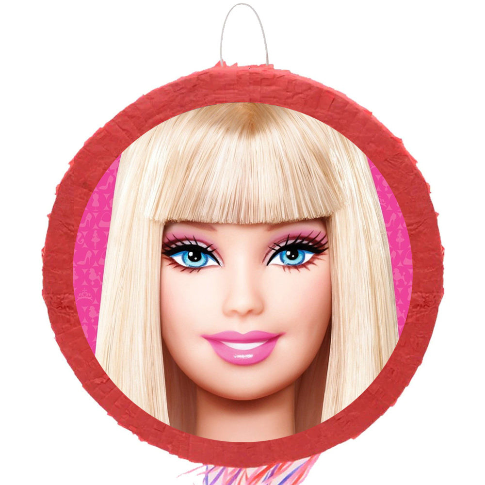 Barbie Pinata Set with Blindfold and Bat
