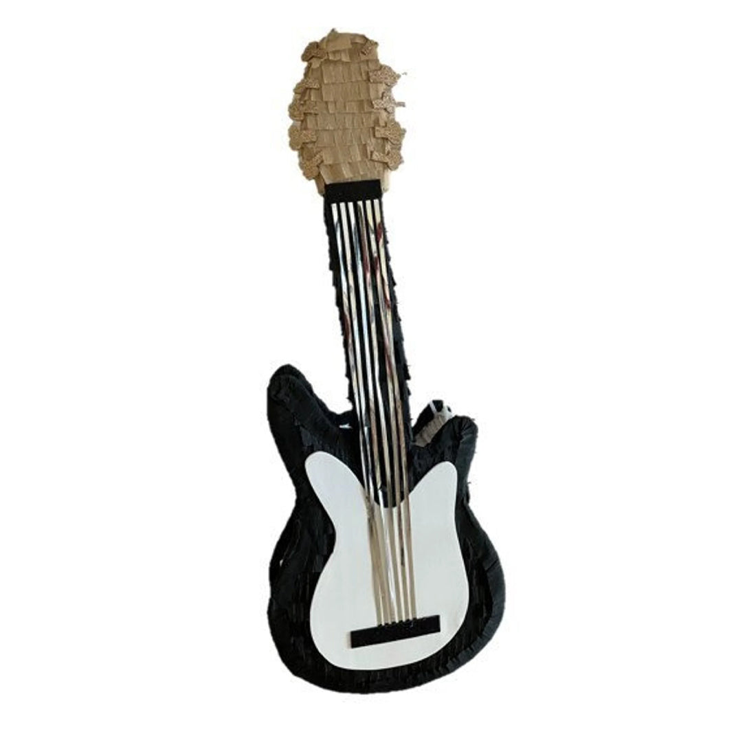Black Electric Guitar Pinata 28 Inch Tall