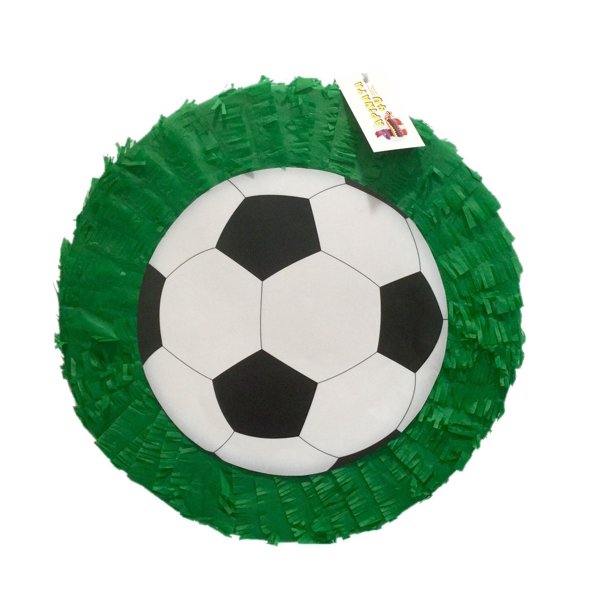 Green Soccer Ball Pinata 20"