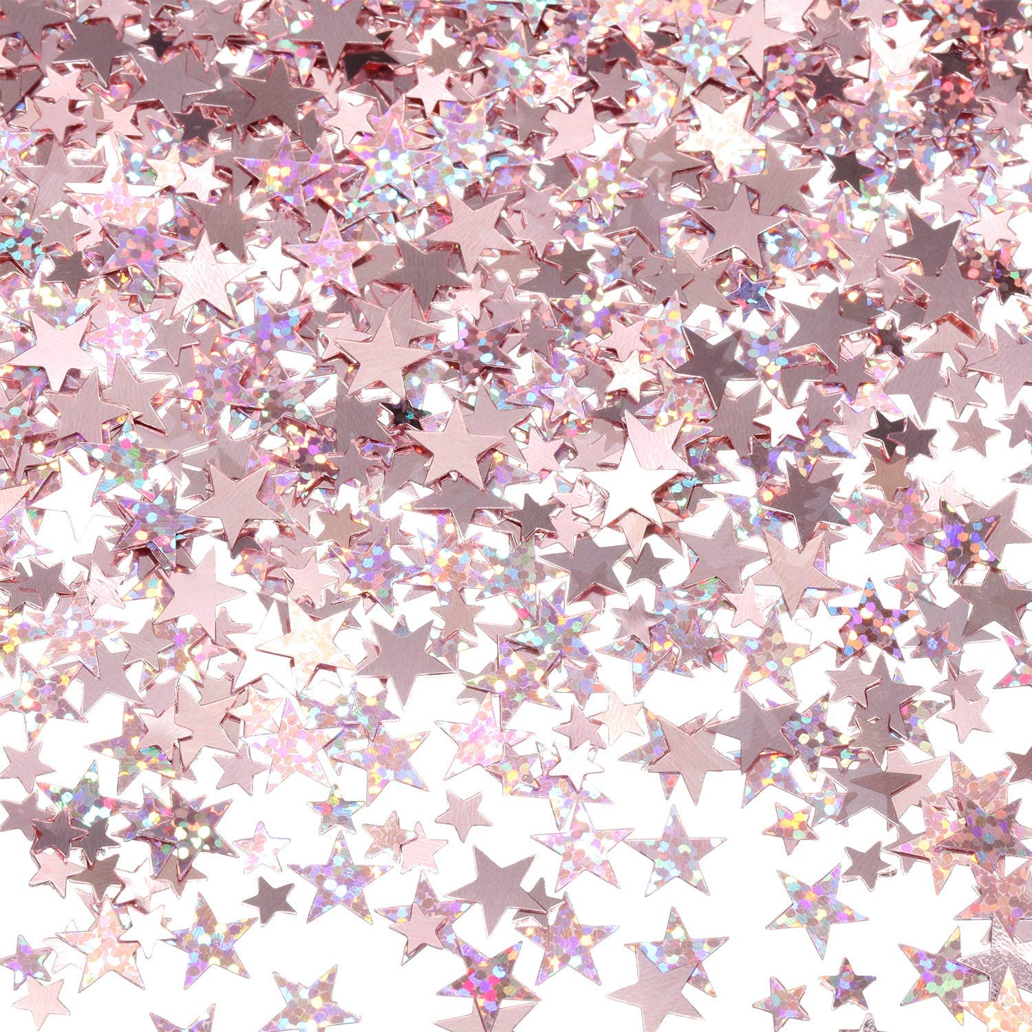 Rose Gold Star Glitter Confetti 30 Grams/ 1 Ounce