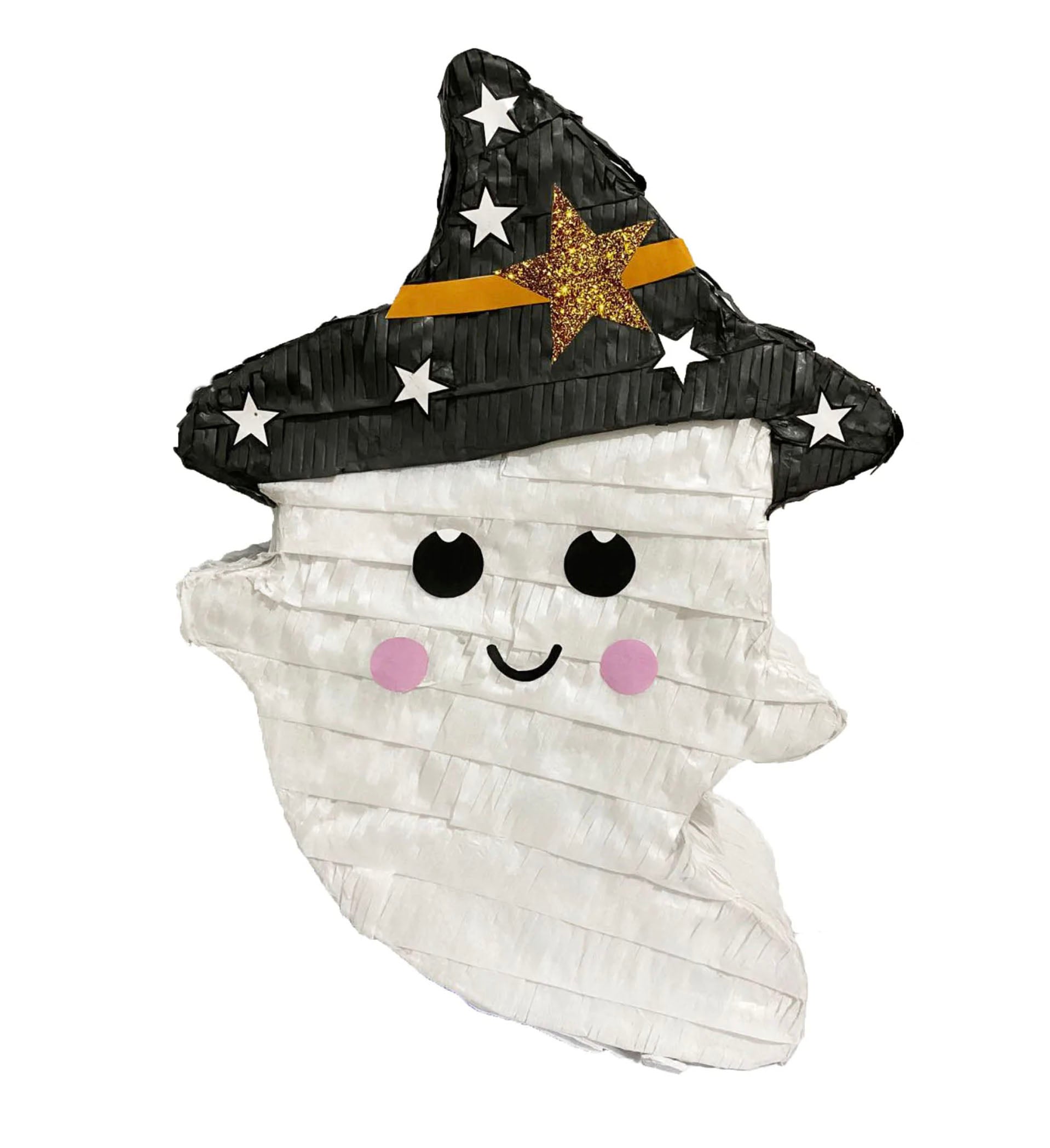 HALLOWEEN GHOST WITH WITCH HAT PINATA