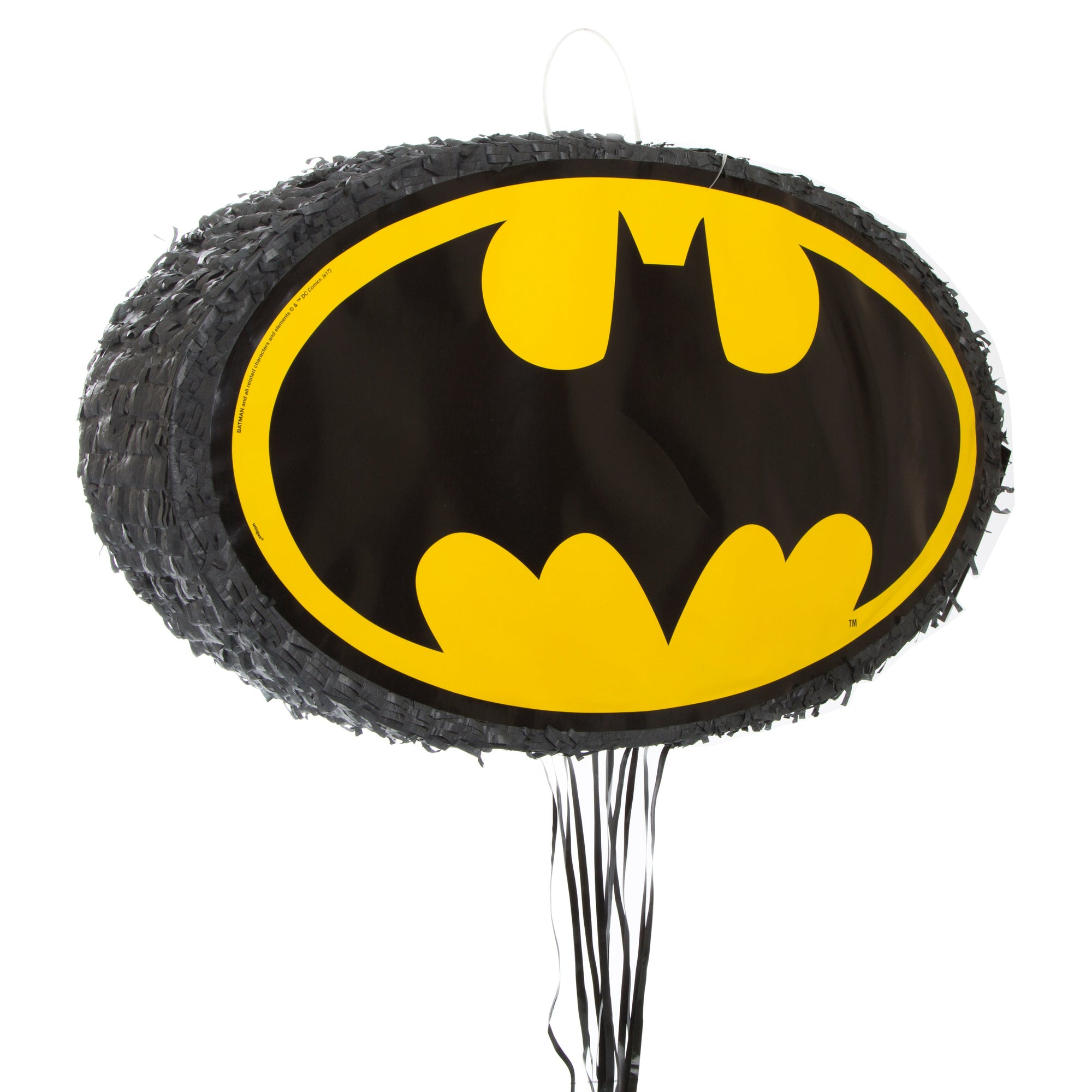 Batman Logo Pinata Set with Blindfold and Bat